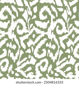 Artistic ikat pattern, elegance vintage batik seamless design