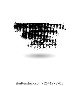 Textura de cartón de pincel de tinta artística. Textura áspera a Anuncios, fondos. 
