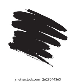 Fondo abstracto de trazos de tinta artística. Textura grunge dinámica de líneas ásperas pintadas a mano. Elemento de diseño decorativo a mano alzada. Vector 10 EPS.