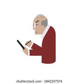 Artistic life in flat design 02