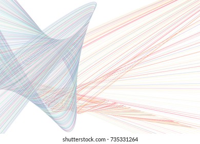 Artistic line & curve background pattern abstract. Vector illustration graphic.