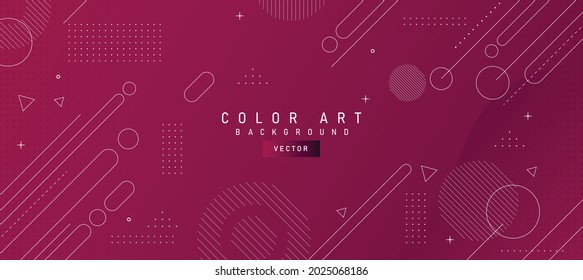 Artistic line gradient geometric background in blue tones used in wallpaper or background.