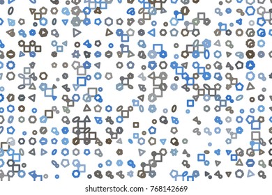 Artistic line or shape illustrations background, good for graphic design, wallpapers or booklets. Vector isolated on white.