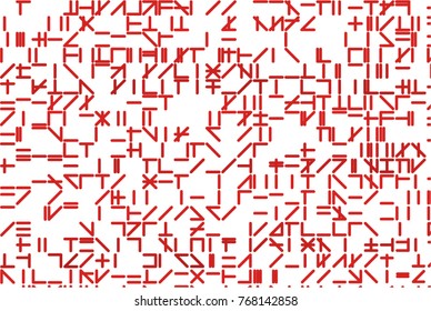 Artistic line or shape illustrations background, good for graphic design, wallpapers or booklets. Vector isolated on white.