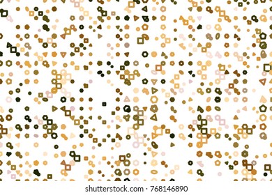 Artistic line or shape illustrations background, good for graphic design, wallpapers or booklets. Vector isolated on white.
