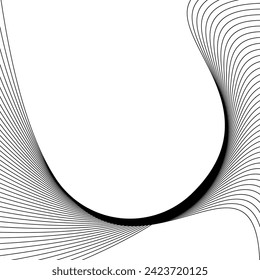 Künstlerische Lines-Komposition, kann für Motiv-Muster, Hintergrund, Dekoration, Ornate, Website, Tapete, Mode, Textilien, Stoff, Wrapping, Teppich, Tile und Grafik-Design-Element. Vektorgrafik 
