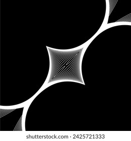 Artistic Lines Composition, can use for Motif Pattern, Background, Decoration, Ornate, Website, Wallpaper, Fashion, Textile, Fabric, Wrapping, Carpet, Tile, and Graphic Design Element. Vector 