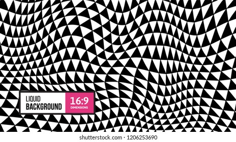 Artistic liquid background. 16:9 striking vector backdrop. Perfect for banners, covers, tote bags or mobile covers. Suitable for any creative project.