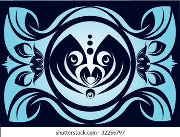 Artistic liquid swirls.