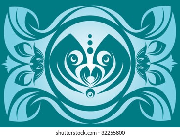 Artistic liquid swirls.