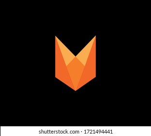 An artistic logo displaying the face of a fiery fox