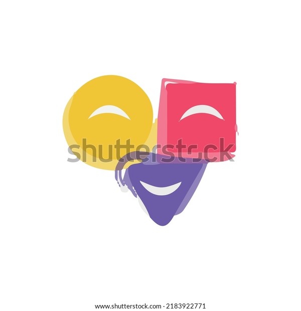 Artistic Logo for\
Theater Industry, Theater\
Face
