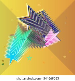 artistic look of brush and constellation