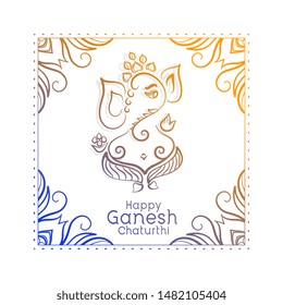 artistic lors ganesha festival of ganesh chaturthi background