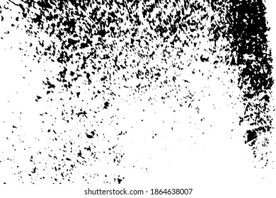 Artistic messy frame background. Paint overlay roller distress border texture. Paint roller distress overlay dirty backdrop. Grunge design element. EPS10 vector.