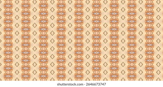 Padrão espelhado artístico com faces femininas estilizadas e formas de diamante em um pano de fundo neutro. Design surreal e extravagante. Rosto, simetria, padrão, surreal, arte.