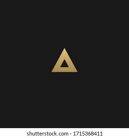 Artistic modern aggressive A initial based letter icon logo