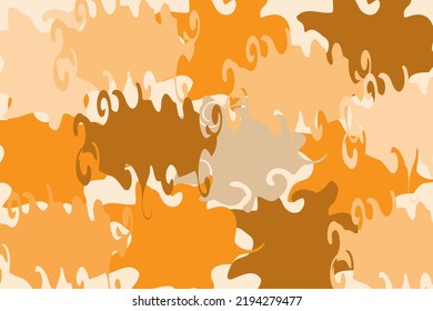 artistic and modern background with gradient orange color 