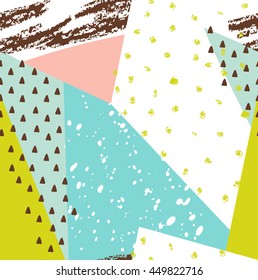 Artistic modern background. Graphic design for poster, card, invitation, placard, brochure, flyer, web or scrapbook, colorful illustration, Vector