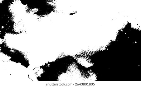Artistic Monochrome Ink Wash Texture Vector