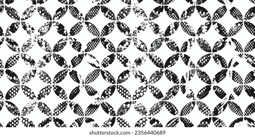 artistic monochrome skin textured hand drawn fabric pattern geometric strokes seamless pattern vector  Abstract illustration with bold dotted lines forming zebra tiger leopard skin texture.