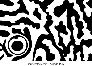 Artistic Motifs Pattern Inspired by Symphysodon or Discus Fish Skin, for decoration, ornate, background, website, wallpaper, fashion, interior, cover, animal print, or graphic design element