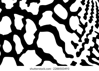 Artistic Motifs Pattern Inspired by Symphysodon or Discus Fish Skin, for decoration, ornate, background, website, wallpaper, fashion, interior, cover, animal print, or graphic design element