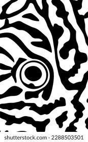 Patrón de motivos artísticos inspirado por Symphysodon o Discus Fish Skin, para decoración, ornamentación, fondo, sitio web, fondo de pared, moda, interior, cubierta, huella animal o elemento de diseño gráfico