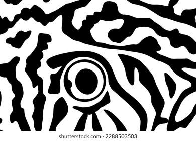 Artistic Motifs Pattern Inspired by Symphysodon or Discus Fish Skin, for decoration, ornate, background, website, wallpaper, fashion, interior, cover, animal print, or graphic design element