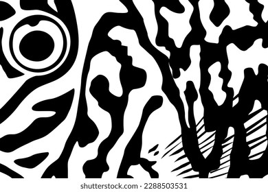Patrón de motivos artísticos inspirado por Symphysodon o Discus Fish Skin, para decoración, ornamentación, fondo, sitio web, fondo de pared, moda, interior, cubierta, huella animal o elemento de diseño gráfico
