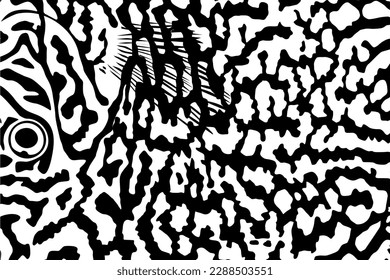Patrón de motivos artísticos inspirado por Symphysodon o Discus Fish Skin, para decoración, ornamentación, fondo, sitio web, fondo de pared, moda, interior, cubierta, huella animal o elemento de diseño gráfico
