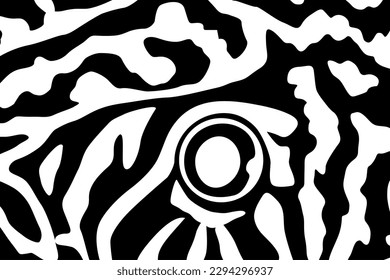 Artistic Motifs Pattern Inspired by Symphysodon or Discus Fish Skin, for decoration, ornate, background, website, wallpaper, fashion, interior, cover, animal print, or graphic design element