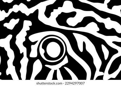 Artistic Motifs Pattern Inspired by Symphysodon or Discus Fish Skin, for decoration, ornate, background, website, wallpaper, fashion, interior, cover, animal print, or graphic design element