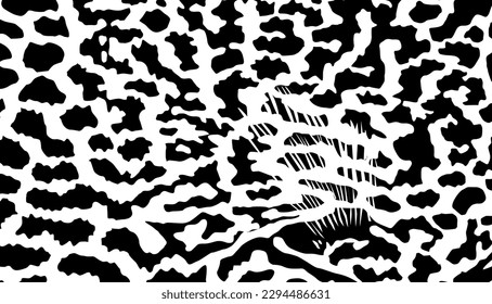 Patrón de motivos artísticos inspirado por Symphysodon o Discus Fish Skin, para decoración, ornamentación, fondo, sitio web, fondo de pared, moda, interior, cubierta, huella animal o elemento de diseño gráfico