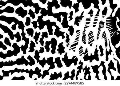 Artistic Motifs Pattern Inspired by Symphysodon or Discus Fish Skin, for decoration, ornate, background, website, wallpaper, fashion, interior, cover, animal print, or graphic design element