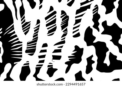 Von Symphysodon oder Discus Fish Skin inspiriertes Muster für künstlerische Motive, für Dekoration, Ornat, Hintergrund, Website, Bildschirmhintergrund, Mode, Interieur, Cover, Tierabdruck oder Grafikdesign
