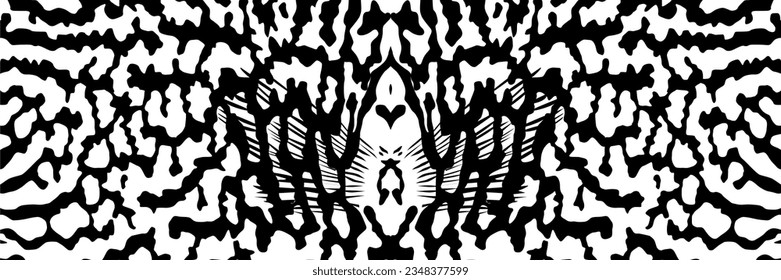 Artistic Motifs Pattern Inspired by Symphysodon or Discus Fish Skin, for decoration, ornate, background, website, wallpaper, fashion, interior, cover, animal print, or graphic design element