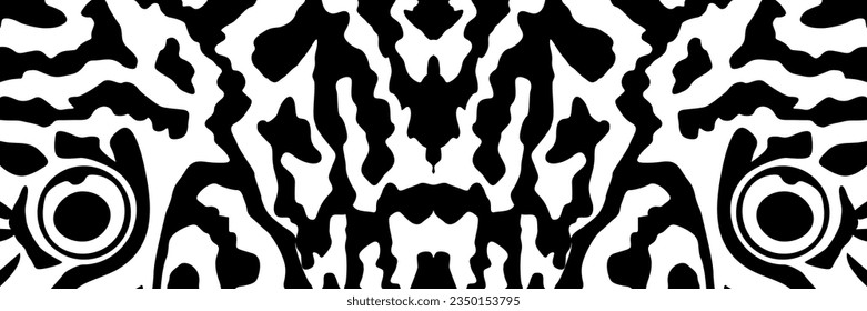 Artistic Motifs Pattern Inspired by Symphysodon or Discus Fish Skin, for decoration, ornate, background, website, wallpaper, fashion, interior, cover, animal print, or graphic design element