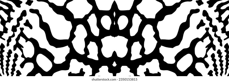 Artistic Motifs Pattern Inspired by Symphysodon or Discus Fish Skin, for decoration, ornate, background, website, wallpaper, fashion, interior, cover, animal print, or graphic design element