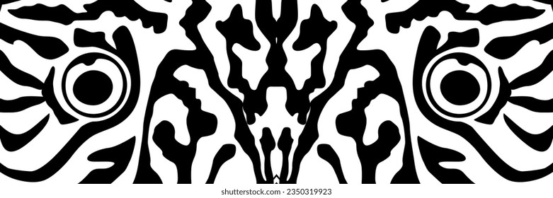 Artistic Motifs Pattern Inspired by Symphysodon or Discus Fish Skin, for decoration, ornate, background, website, wallpaper, fashion, interior, cover, animal print, or graphic design element