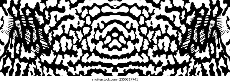 Artistic Motifs Pattern Inspired by Symphysodon or Discus Fish Skin, for decoration, ornate, background, website, wallpaper, fashion, interior, cover, animal print, or graphic design element