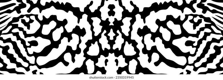 Artistic Motifs Pattern Inspired by Symphysodon or Discus Fish Skin, for decoration, ornate, background, website, wallpaper, fashion, interior, cover, animal print, or graphic design element