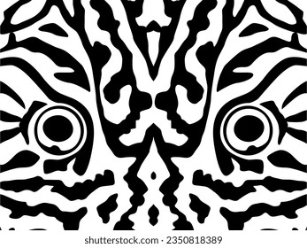 Von Symphysodon oder Discus Fish Skin inspiriertes Muster für künstlerische Motive, für Dekoration, Ornat, Hintergrund, Website, Bildschirmhintergrund, Mode, Interieur, Cover, Tierabdruck oder Grafikdesign