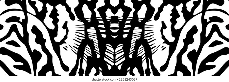 Artistic Motifs Pattern Inspired by Symphysodon or Discus Fish Skin, for decoration, ornate, background, website, wallpaper, fashion, interior, cover, animal print, or graphic design element