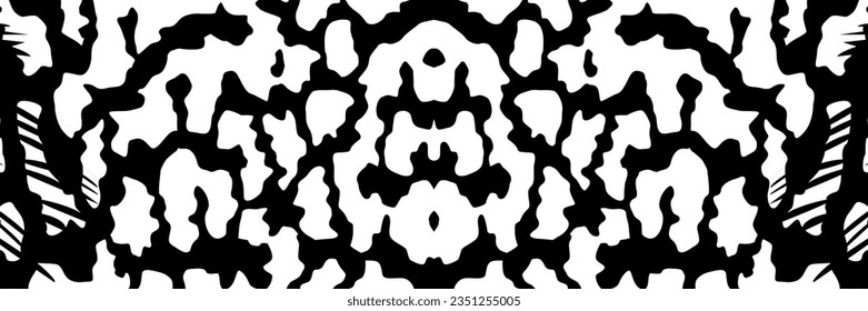 Artistic Motifs Pattern Inspired by Symphysodon or Discus Fish Skin, for decoration, ornate, background, website, wallpaper, fashion, interior, cover, animal print, or graphic design element