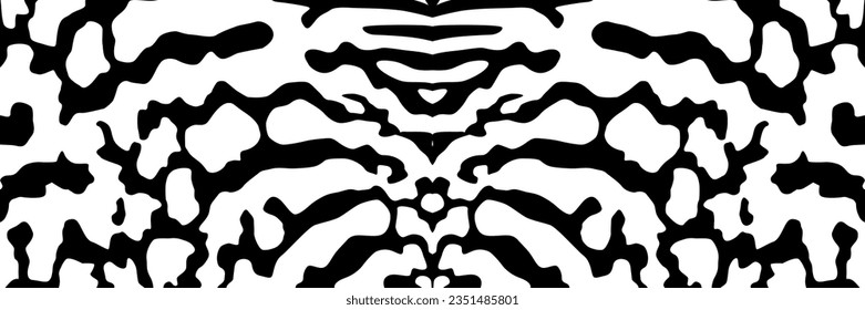 Artistic Motifs Pattern Inspired by Symphysodon or Discus Fish Skin, for decoration, ornate, background, website, wallpaper, fashion, interior, cover, animal print, or graphic design element