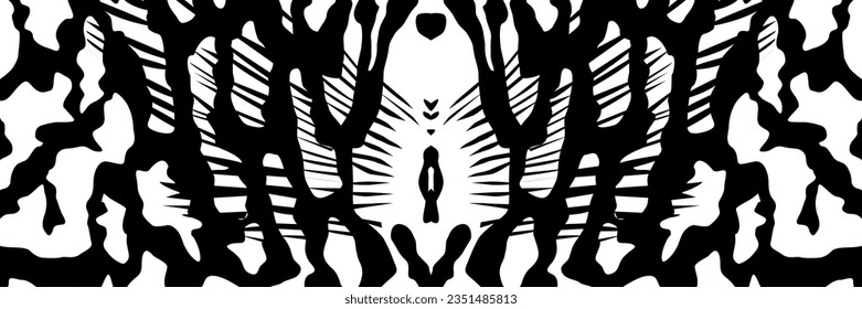 Artistic Motifs Pattern Inspired by Symphysodon or Discus Fish Skin, for decoration, ornate, background, website, wallpaper, fashion, interior, cover, animal print, or graphic design element