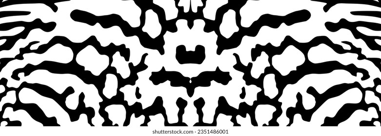 Artistic Motifs Pattern Inspired by Symphysodon or Discus Fish Skin, for decoration, ornate, background, website, wallpaper, fashion, interior, cover, animal print, or graphic design element