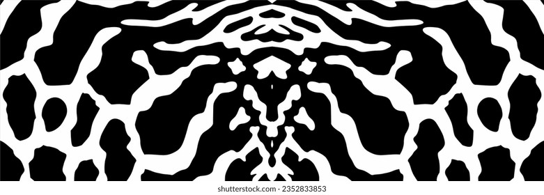 Artistic Motifs Pattern Inspired by Symphysodon or Discus Fish Skin, for decoration, ornate, background, website, wallpaper, fashion, interior, cover, animal print, or graphic design element