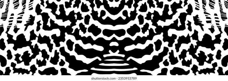 Artistic Motifs Pattern Inspired by Symphysodon or Discus Fish Skin, for decoration, ornate, background, website, wallpaper, fashion, interior, cover, animal print, or graphic design element